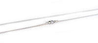 Thumbnail for Chain Solid Sterling Silver Curb 1.4mm thick Lobster Clasp