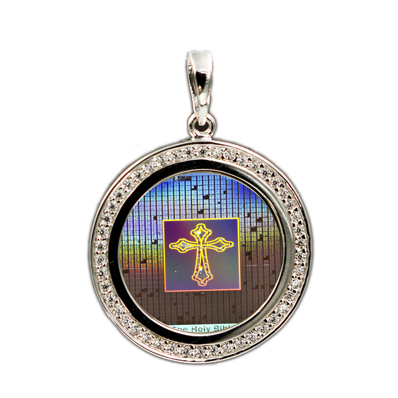 Complete Bible Classic Cross with Crystal Inserts