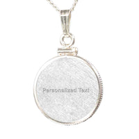 Thumbnail for Personalized Coin Pendant Sterling Silver